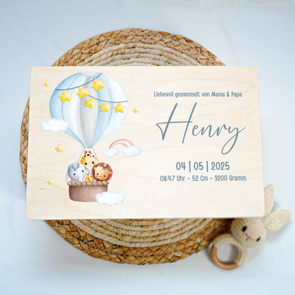 Personalized Memory Box - Baby Lion