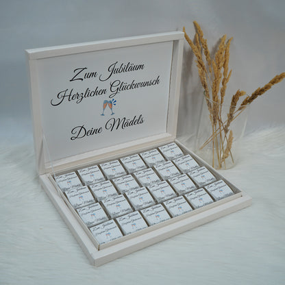 Personalized Chocolate Box - Thank You Motif