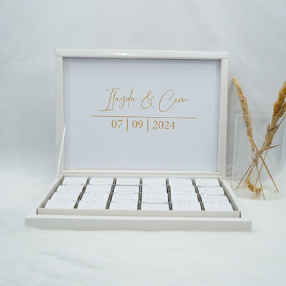 Personalized Chocolate Box - Golden Elegance