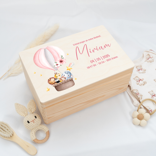 Personalized Memory Box - Baby Lion