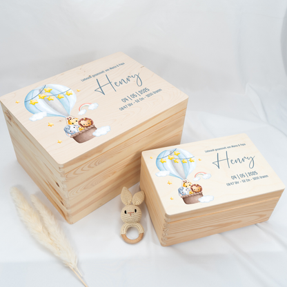 Personalized Memory Box - Baby Lion