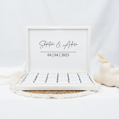 Personalized Chocolate Box - Golden Elegance