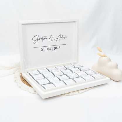 Personalized Chocolate Box - Golden Elegance
