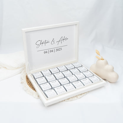 Personalized Chocolate Box - Golden Elegance