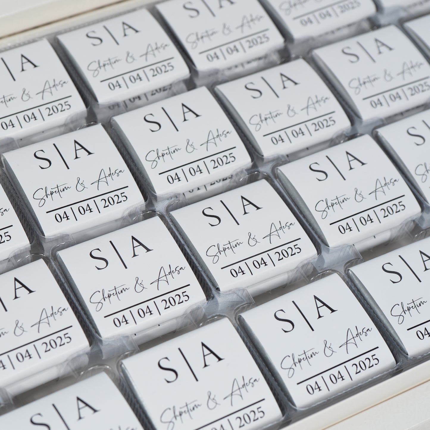 Personalized Chocolate Box - Golden Elegance