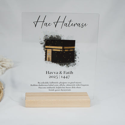 Personalisiertes Acrylglas zur Hajj