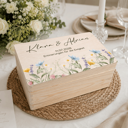 Erinnerungskiste | Standesamt, Verlobung, Hochzeit - Sommerwiese