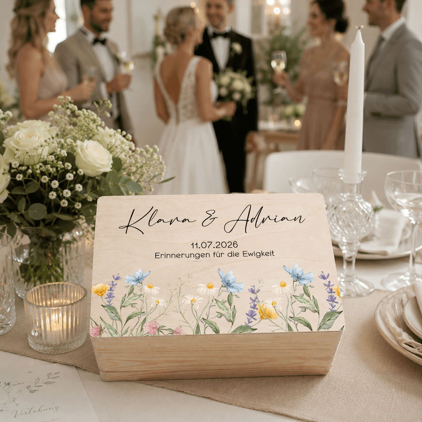 Erinnerungskiste | Standesamt, Verlobung, Hochzeit - Sommerwiese