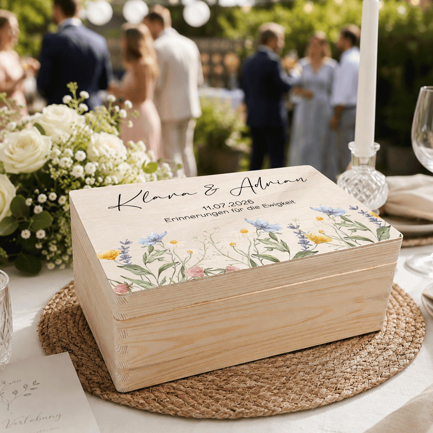 Erinnerungskiste | Standesamt, Verlobung, Hochzeit - Sommerwiese