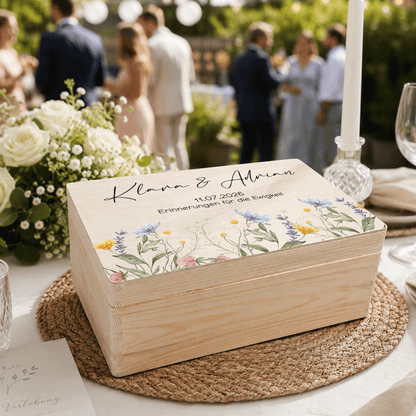 Erinnerungskiste | Standesamt, Verlobung, Hochzeit - Sommerwiese