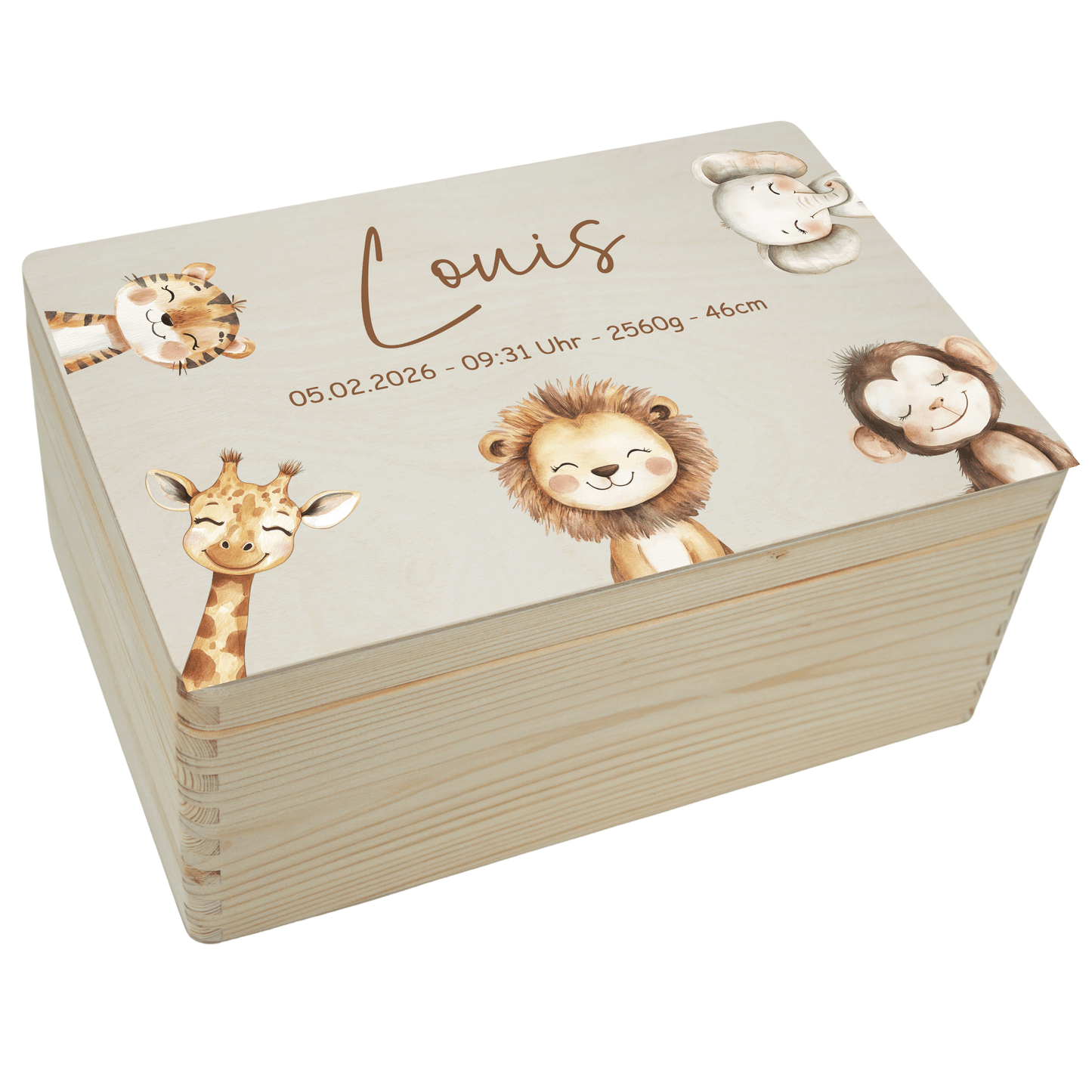 Personalisierte Erinnerungskiste - Woodland Friends