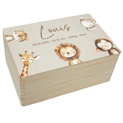 Personalisierte Erinnerungskiste - Woodland Friends