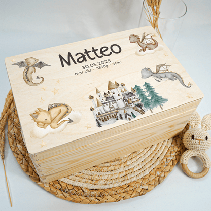 Personalized Memory Box - Baby Lion