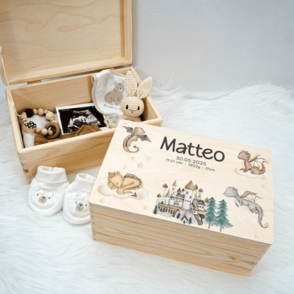 Personalized Memory Box - Baby Lion