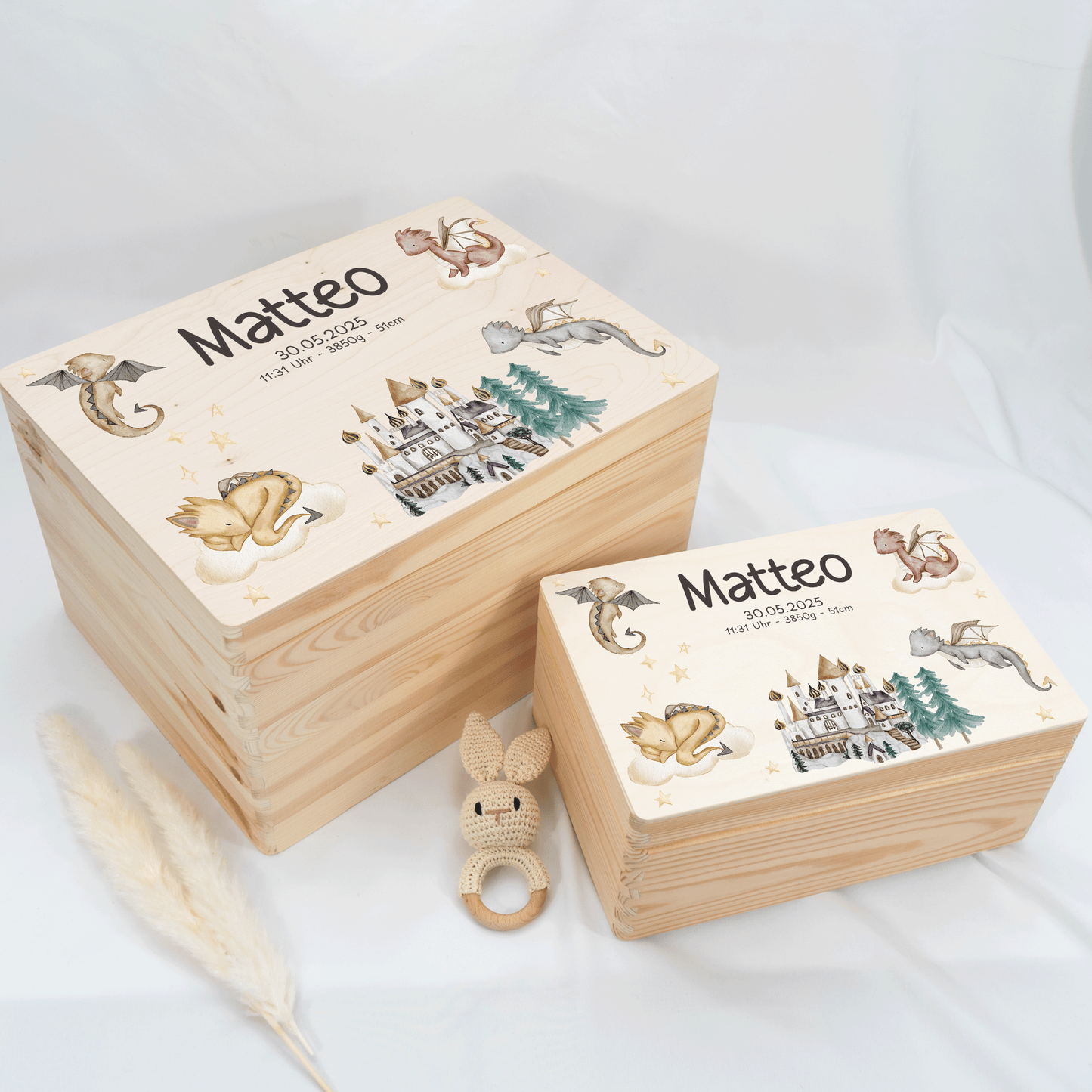 Personalized Memory Box - Baby Lion