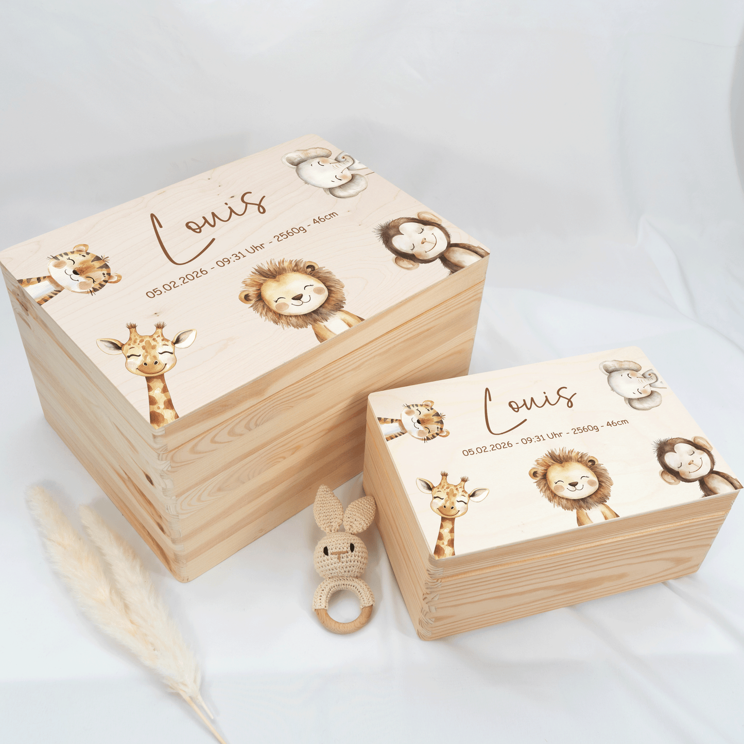 Personalisierte Erinnerungskiste - Woodland Friends