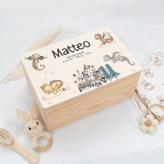 Personalized Memory Box - Baby Lion