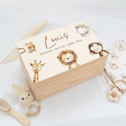Personalisierte Erinnerungskiste - Woodland Friends