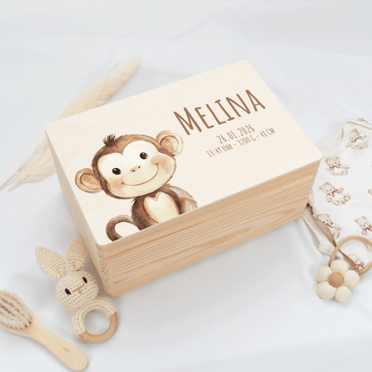 Personalisierte Erinnerungskiste - Woodland Friends
