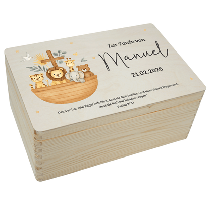 Personalisierte Erinnerungskiste - Arche Noah