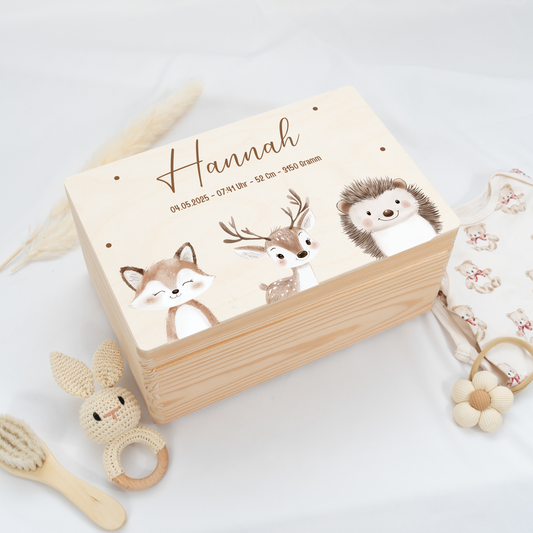 Personalized Memory Box - Baby Lion