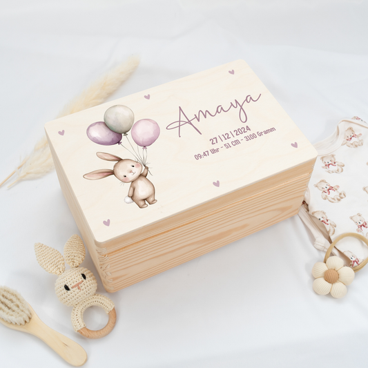 Personalized Memory Box - Baby Lion