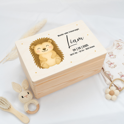 Personalized Memory Box - Baby Lion