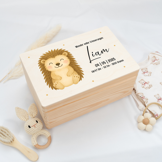 Personalized Memory Box - Baby Lion