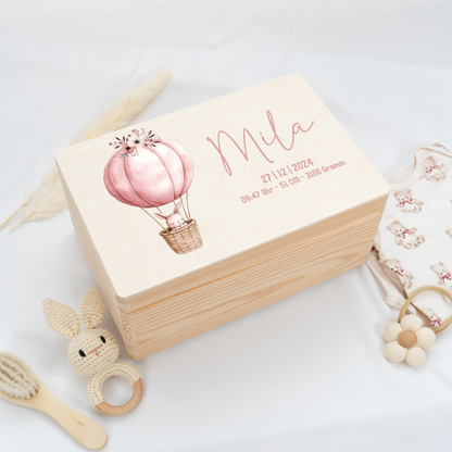 Personalized Memory Box - Baby Lion