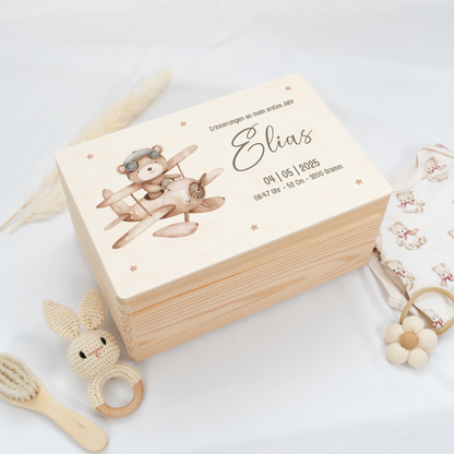 Personalized Memory Box - Baby Lion
