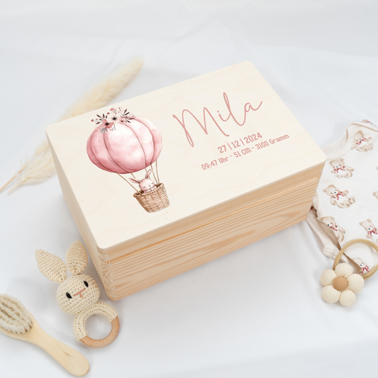 Personalized Memory Box - Baby Lion