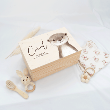 Personalized Memory Box - Baby Lion