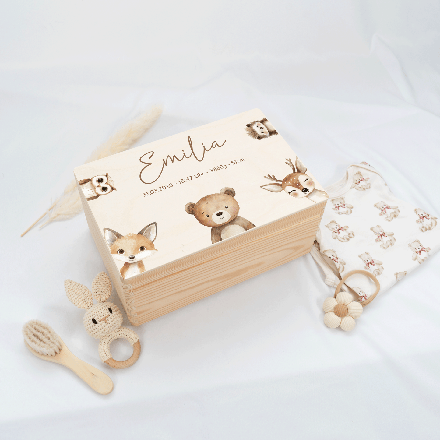 Personalized Memory Box - Baby Lion