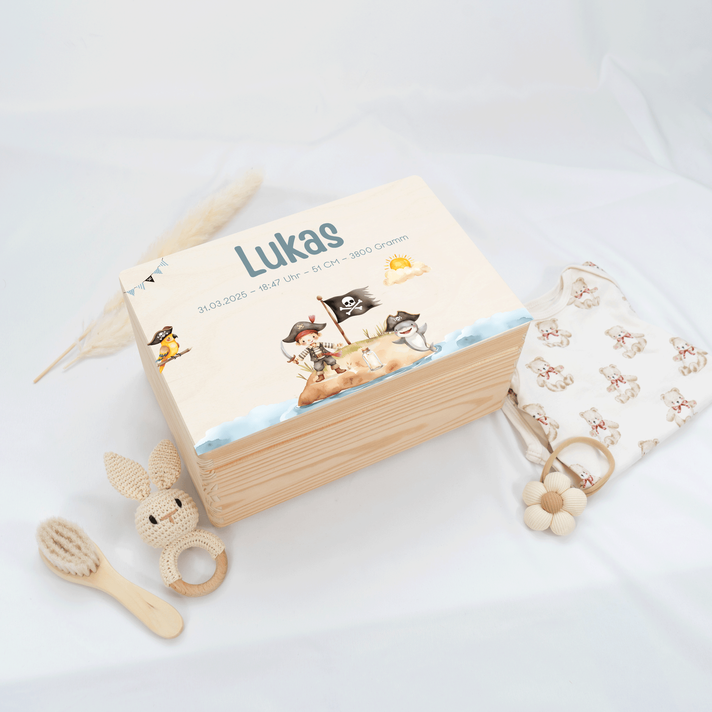 Personalized Memory Box - Baby Lion