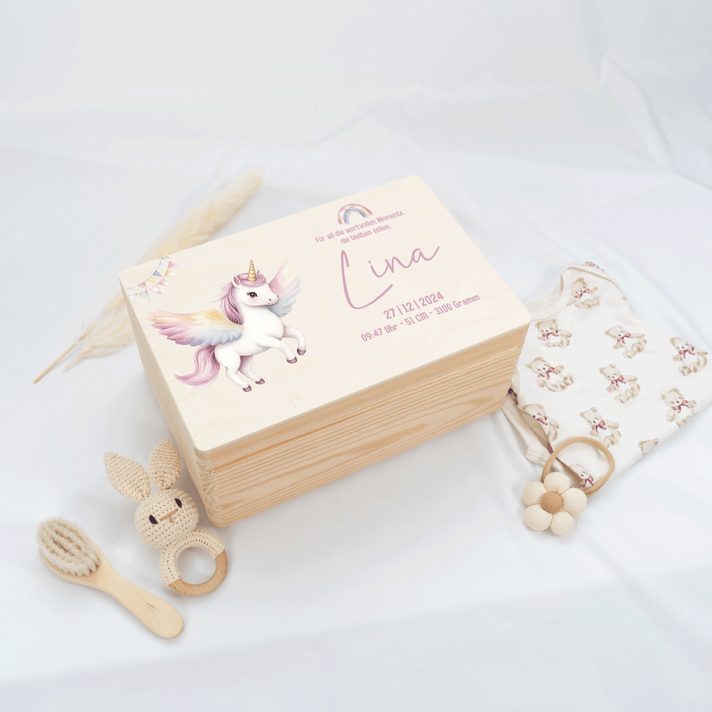 Personalized Memory Box - Baby Lion