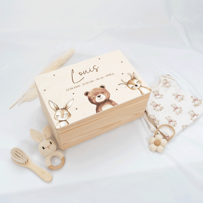 Personalisierte Erinnerungskiste - Abenteuerfreunde