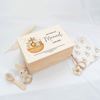 Personalisierte Erinnerungskiste - Arche Noah