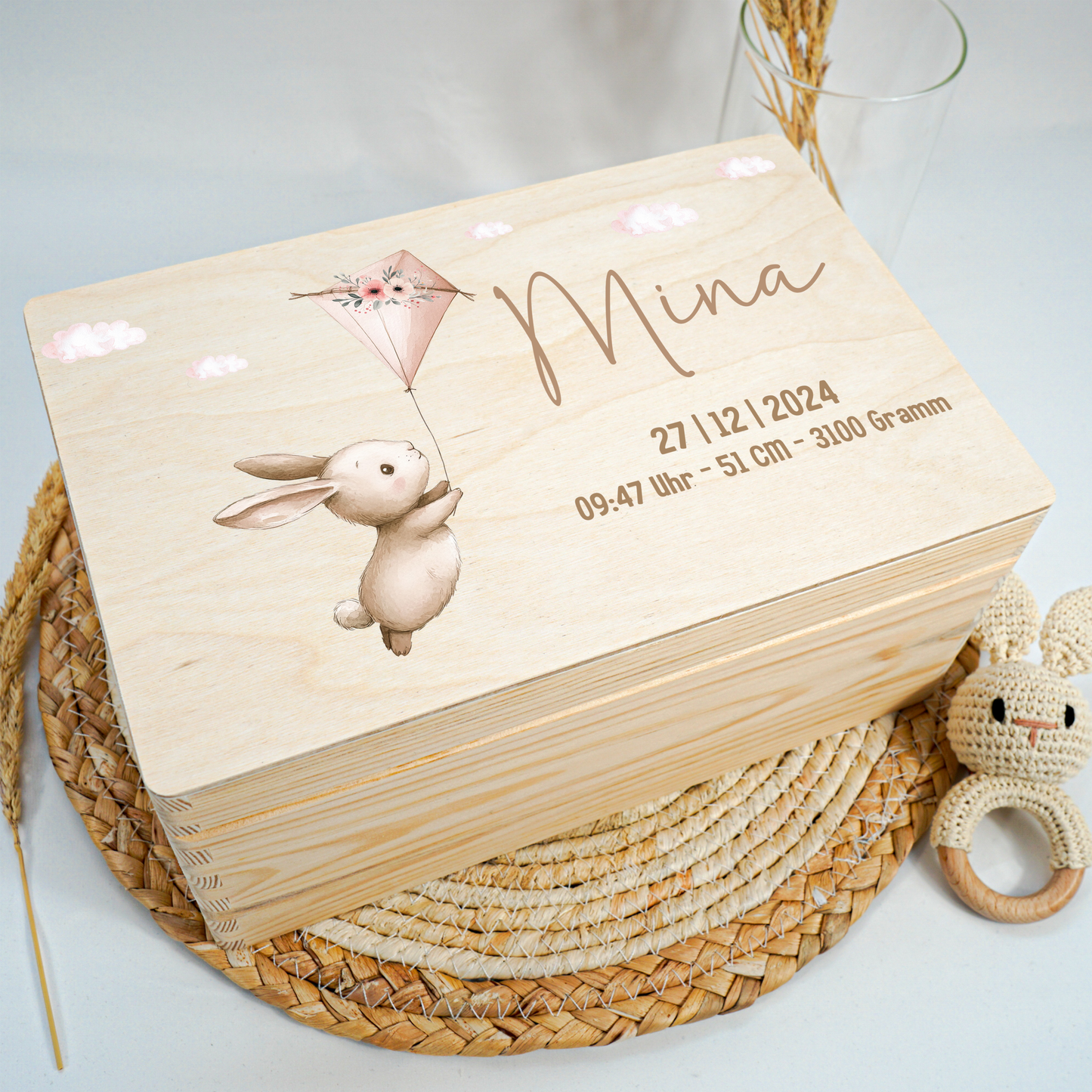 Personalized Memory Box - Baby Lion