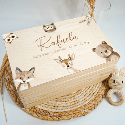 Personalized Memory Box - Baby Lion