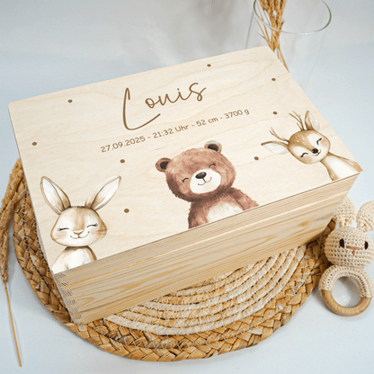 Personalisierte Erinnerungskiste - Abenteuerfreunde