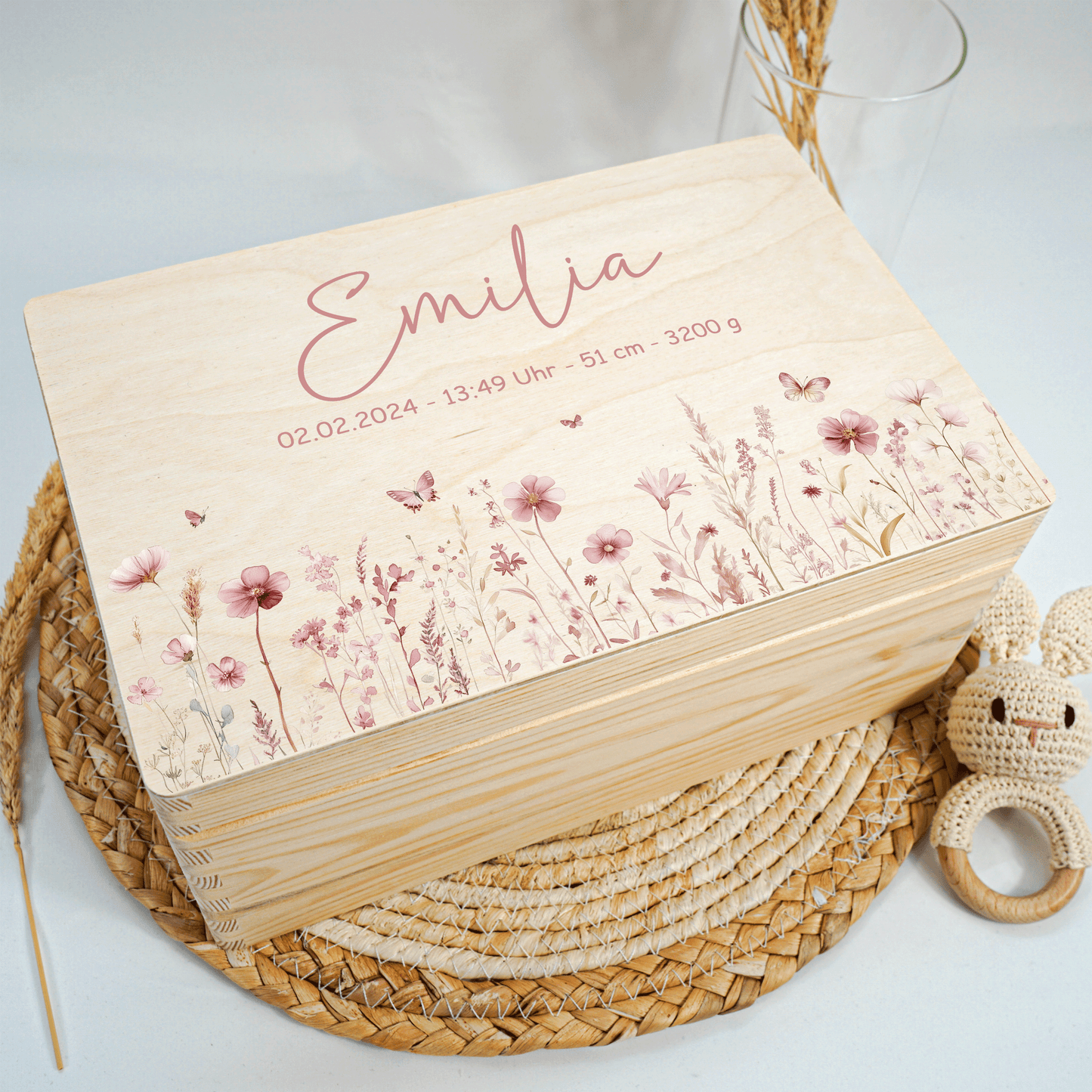 Personalized Memory Box - Baby Lion