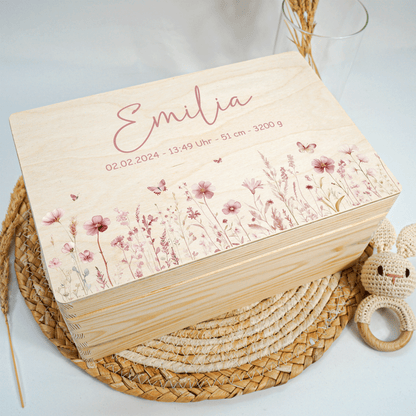 Personalized Memory Box - Baby Lion