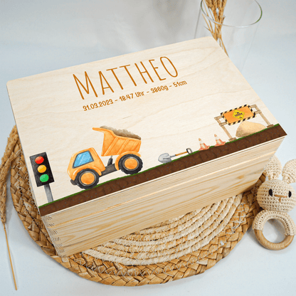Personalized Memory Box - Baby Lion