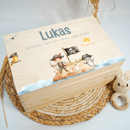 Personalized Memory Box - Baby Lion