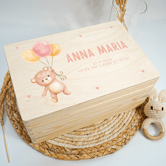 Personalized Memory Box - Baby Lion