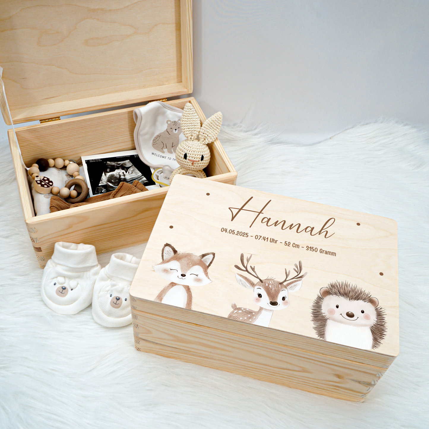 Personalized Memory Box - Baby Lion