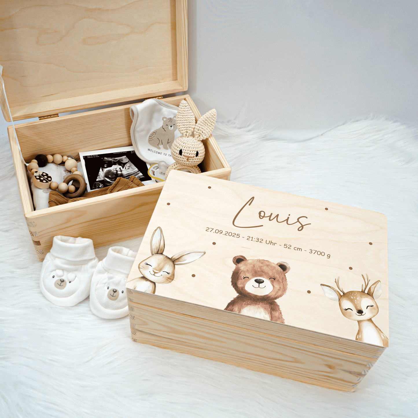 Personalisierte Erinnerungskiste - Abenteuerfreunde