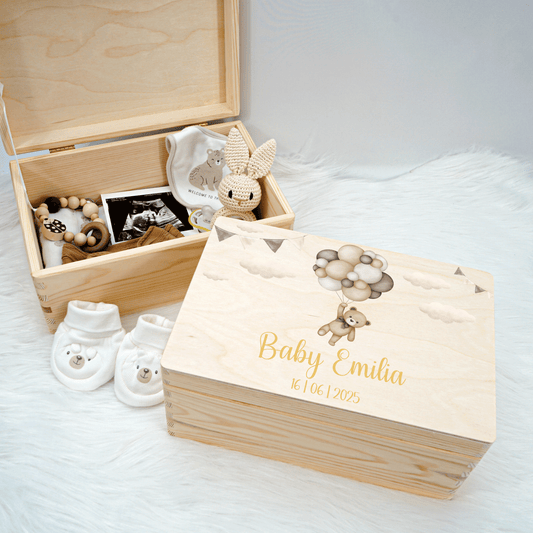 Personalized Memory Box - Baby Lion
