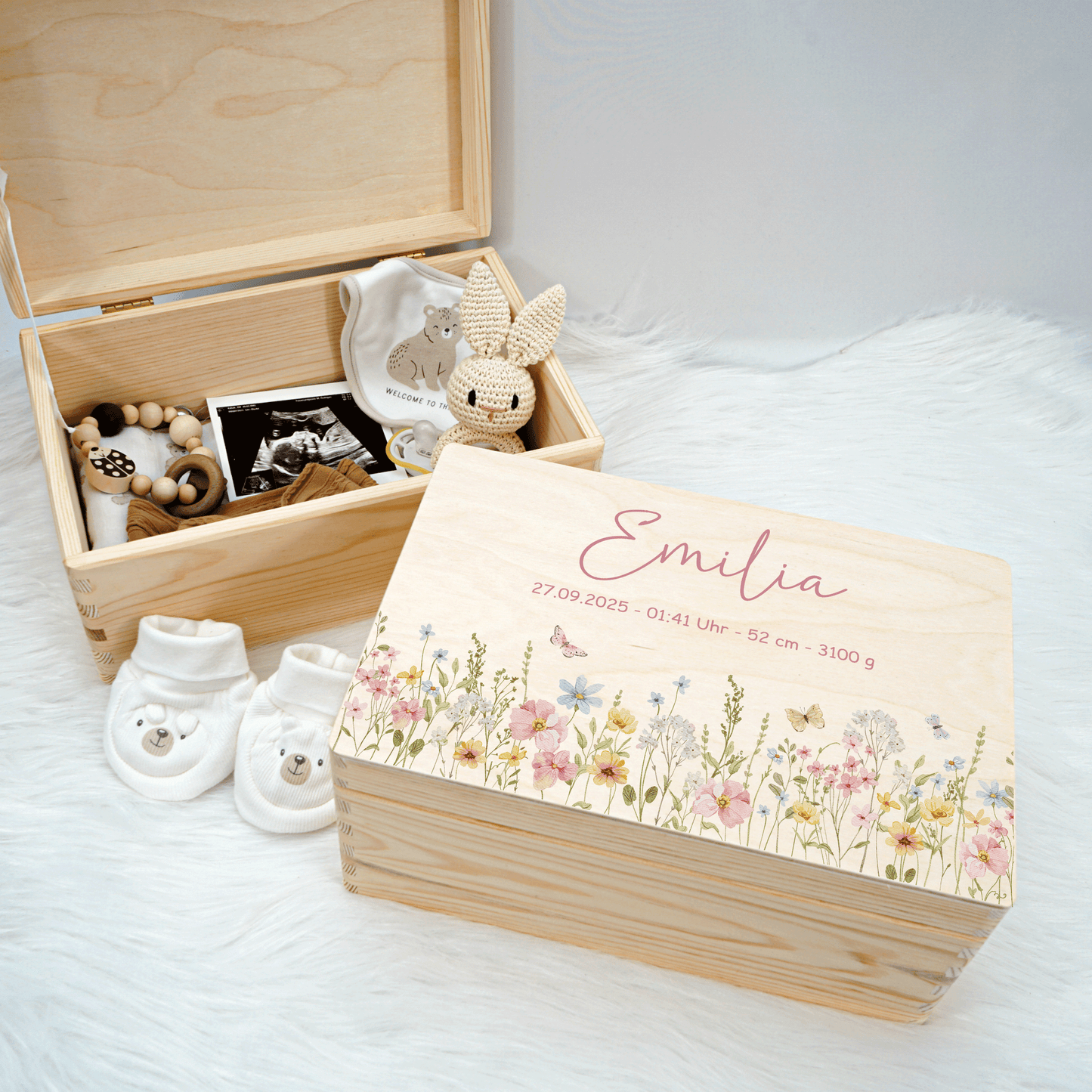 Personalized Memory Box - Baby Lion