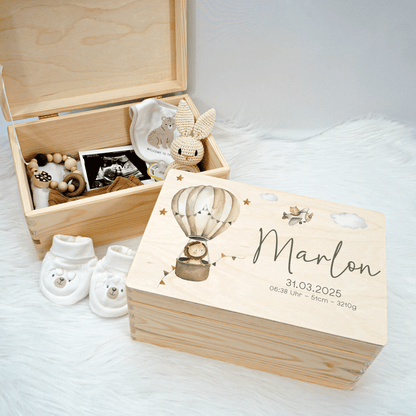 Personalized Memory Box - Baby Lion